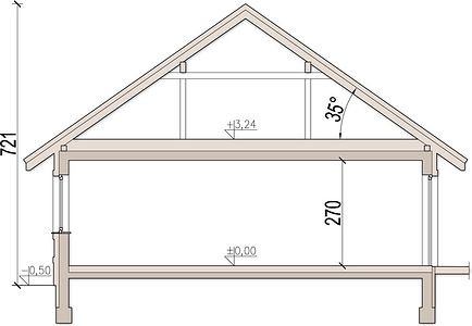 Фасад дома HGD-2986-54 Фасад дома HGD-2986-54