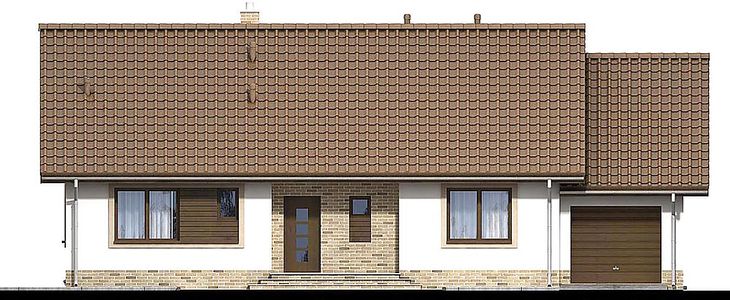 Фасад дома HGD-2986-54 Фасад дома HGD-2986-54