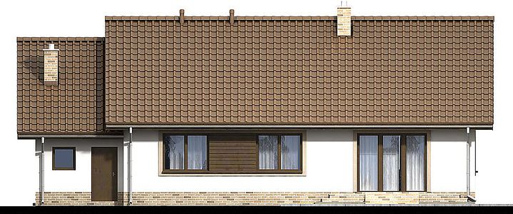 Фасад дома HGD-2986-54 Фасад дома HGD-2986-54