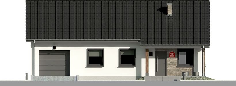 Фасад дома EBK-2644-44 Фасад дома EBK-2644-44