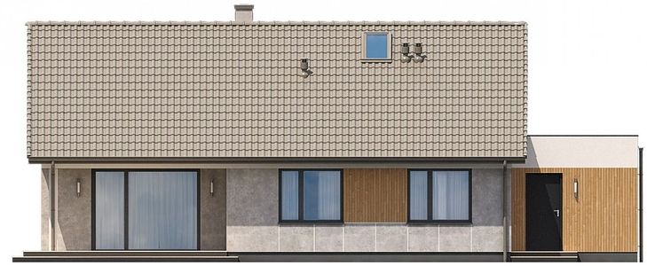 Фасад дома HHF-1365-57 Фасад дома HHF-1365-57