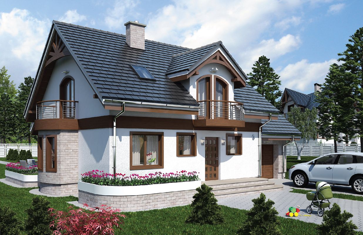 Проект дома DHK-1714-78