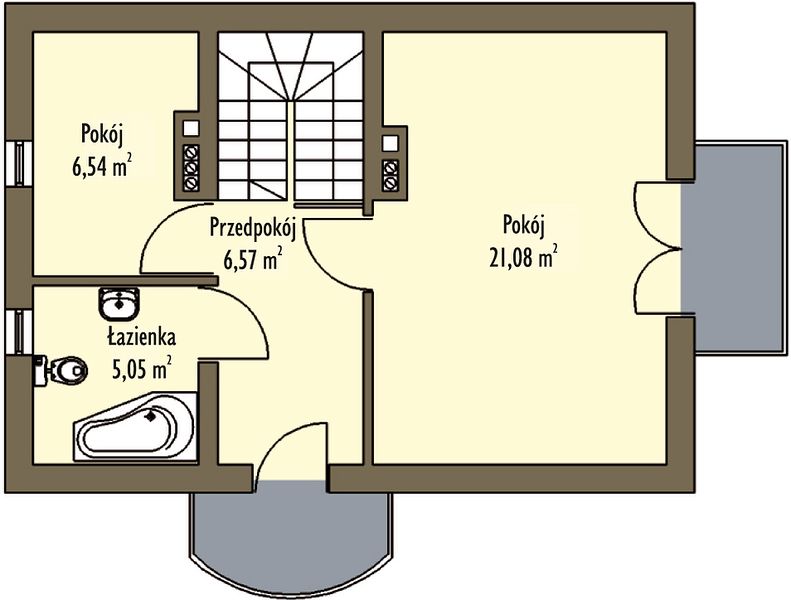 План 2 этажа дома EAD-4832-22 План 2 этажа дома EAD-4832-22