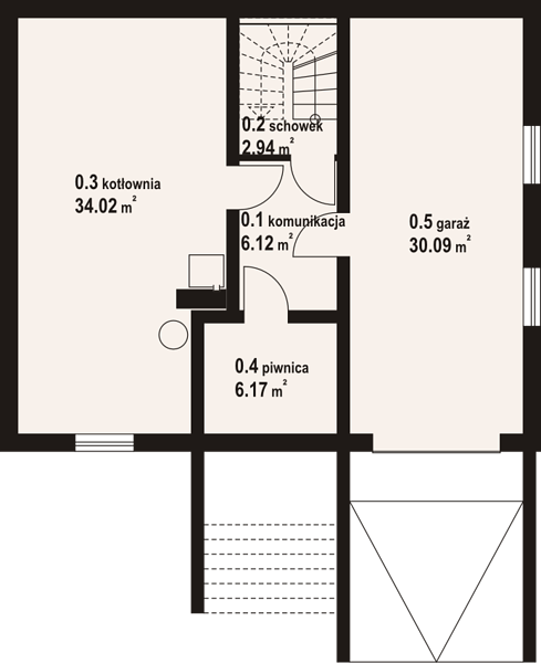 План 1 этажа дома FAD-7877-65 План 1 этажа дома FAD-7877-65