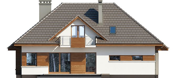 Фасад дома IEI-2857-14 Фасад дома IEI-2857-14