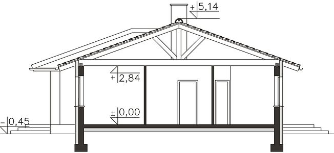 Фасад дома EBD-7965-62 Фасад дома EBD-7965-62