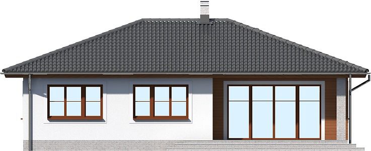 Фасад дома EBD-7965-62 Фасад дома EBD-7965-62