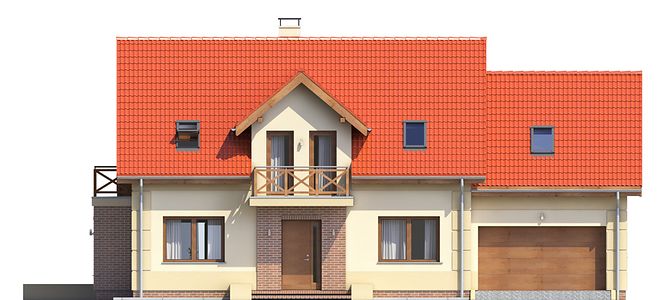 Фасад дома KBK-6663-48 Фасад дома KBK-6663-48