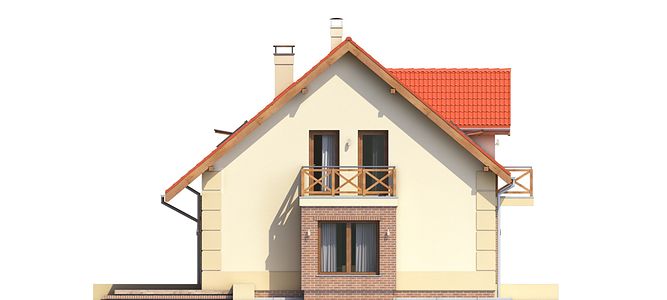 Фасад дома KBK-6663-48 Фасад дома KBK-6663-48