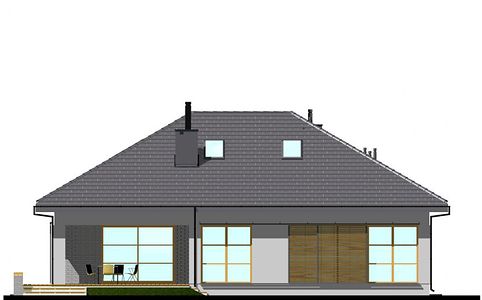 Фасад дома FHA-4564-79 Фасад дома FHA-4564-79