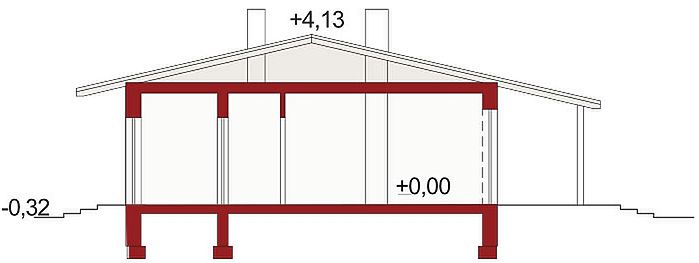 Фасад дома EKA-4826-57 Фасад дома EKA-4826-57