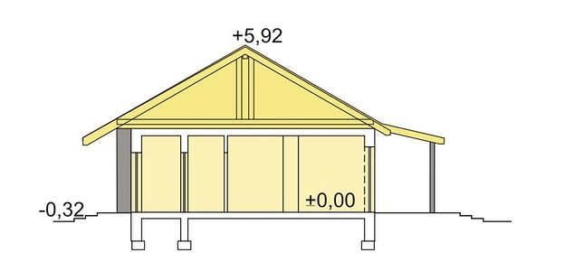 Фасад дома HHB-4582-67 Фасад дома HHB-4582-67