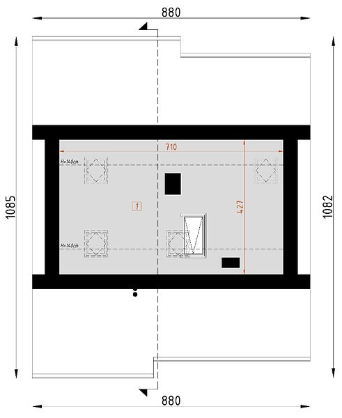 План 2 этажа дома GBK-6388-63 План 2 этажа дома GBK-6388-63