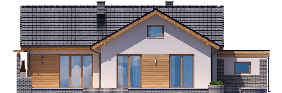 Фасад дома KEI-9568-74 Фасад дома KEI-9568-74