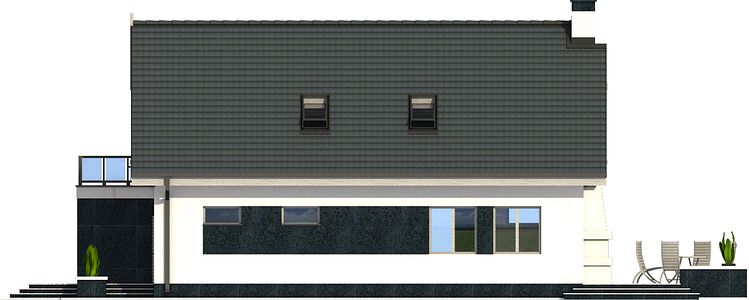 Фасад дома GHI-8778-92 Фасад дома GHI-8778-92
