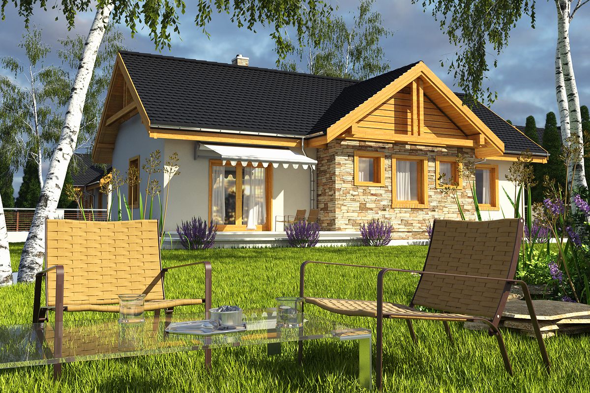Проект дома HHB-1363-61