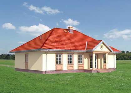 Фасад дома FBA-8588-53 Фасад дома FBA-8588-53
