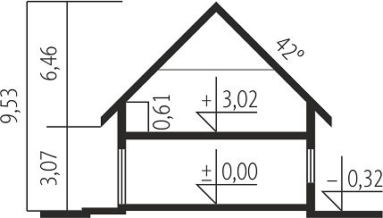 Фасад дома AHG-2341-26 Фасад дома AHG-2341-26