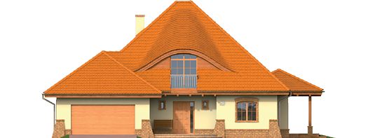 Фасад дома AHG-2341-26 Фасад дома AHG-2341-26