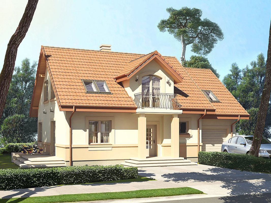 Проект дома HFH-3883-38