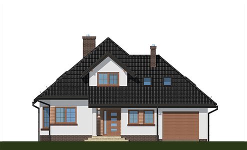 Фасад дома BHI-2759-42 Фасад дома BHI-2759-42