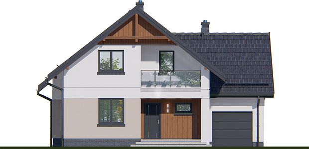Фасад дома BBD-4633-25 Фасад дома BBD-4633-25