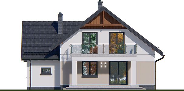 Фасад дома BBD-4633-25 Фасад дома BBD-4633-25