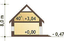 Фасад дома GHG-6352-14 Фасад дома GHG-6352-14
