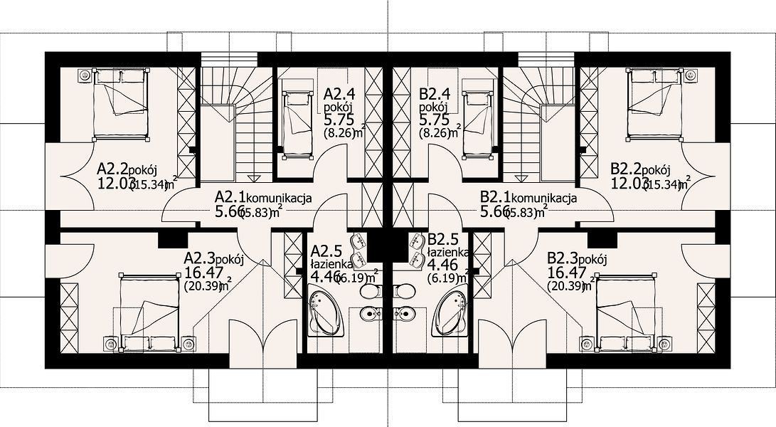 План 3 этажа дома AEB-8864-24 План 3 этажа дома AEB-8864-24