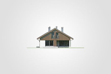 Фасад дома DBH-6389-44 Фасад дома DBH-6389-44