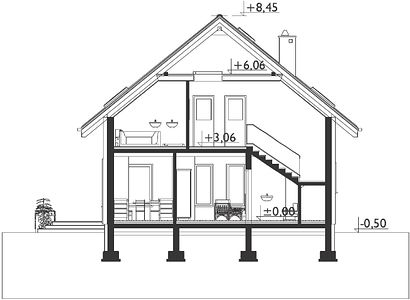 Фасад дома EBK-8478-73 Фасад дома EBK-8478-73