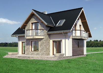 Фасад дома BKB-9977-85 Фасад дома BKB-9977-85