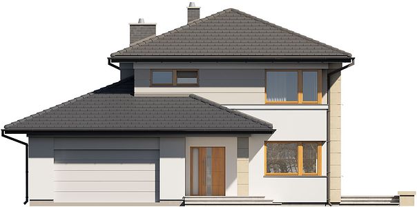 Фасад дома GHB-6732-78 Фасад дома GHB-6732-78