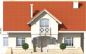 Фасад дома DBD-1865-28 Фасад дома DBD-1865-28