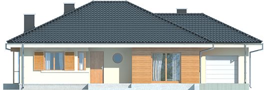 Фасад дома FEA-5447-63 Фасад дома FEA-5447-63