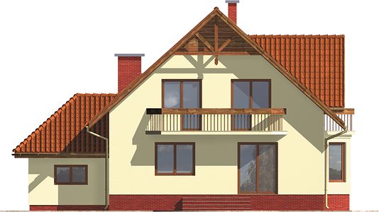 Фасад дома DHD-3127-73 Фасад дома DHD-3127-73