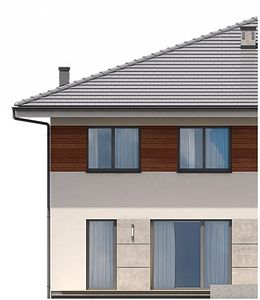Фасад дома GHB-3987-26 Фасад дома GHB-3987-26