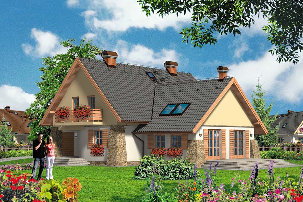Проект дома HDB-1316-14 Проект дома HDB-1316-14