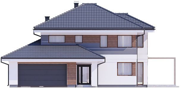 Фасад дома GHD-5562-13 Фасад дома GHD-5562-13